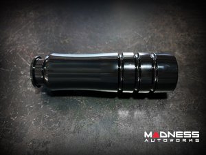 FIAT 500 Gear Shift Knob - MADNESS - MegaWeight - Black